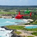 helicopter in Punta Cana